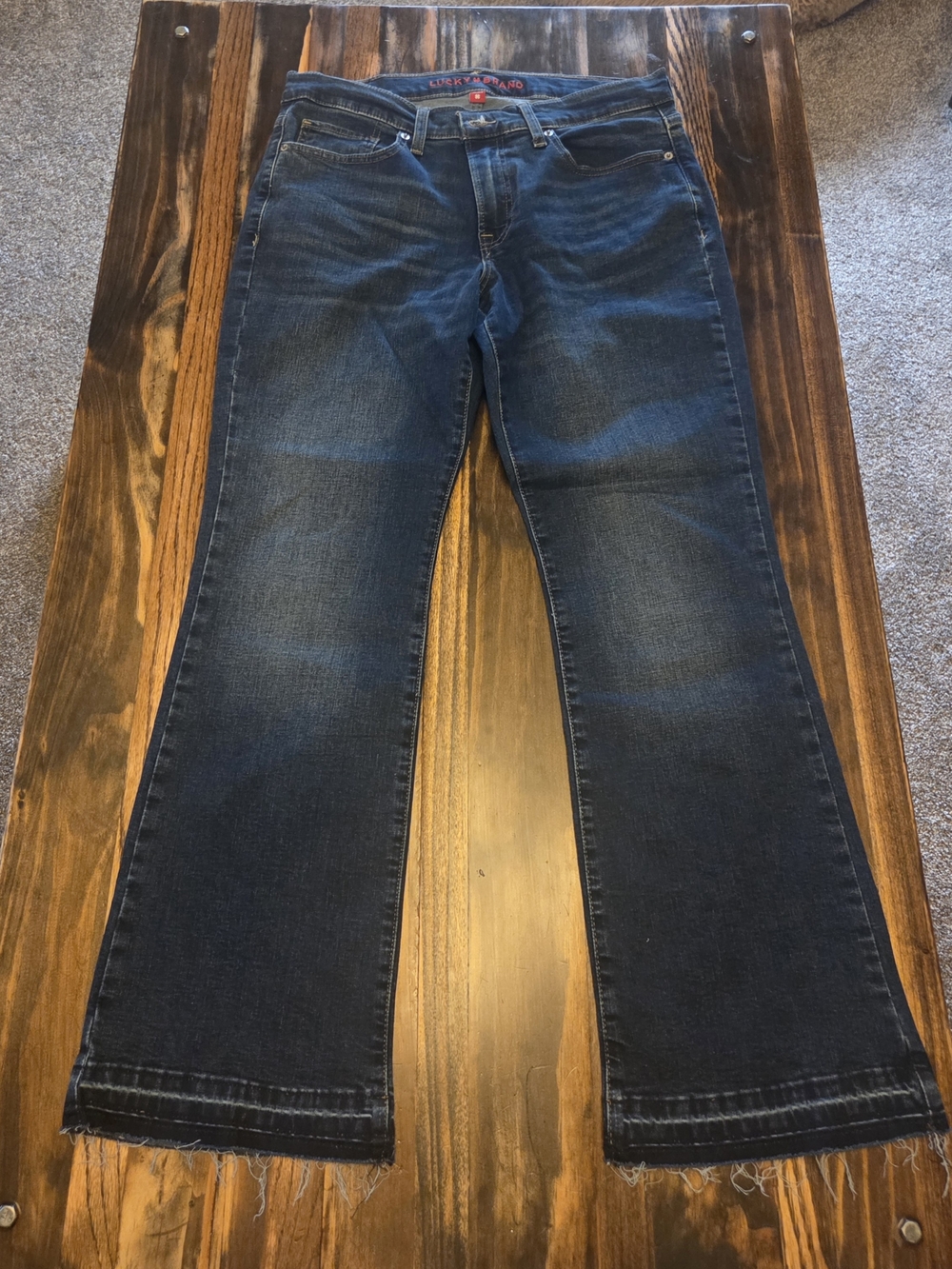 Lucky Brand Sweet Mid Rise Boot Cut Jeans sz 12